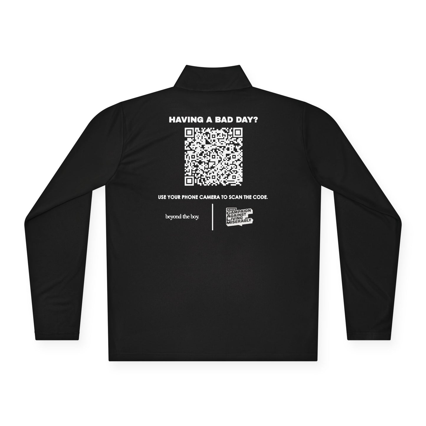 WEARING IS CARING Quarter Zip Sweatshirt