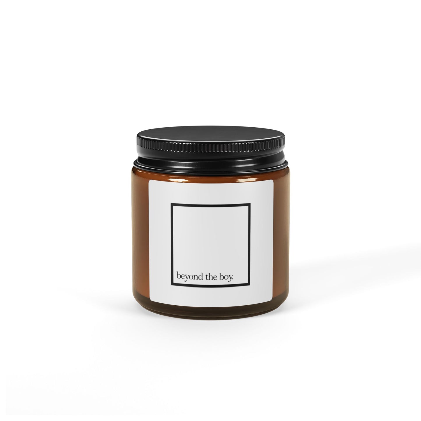 Scented Soy Candle (Multi-Size, Amber Jar)